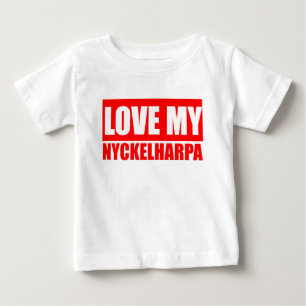 Camiseta Para Bebê Funny Nyckelharpa