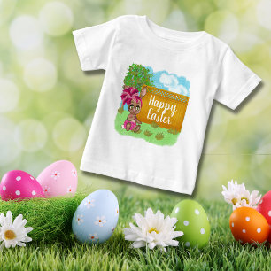 Camiseta Para Bebê Funny Spring Break Bikini Bunny