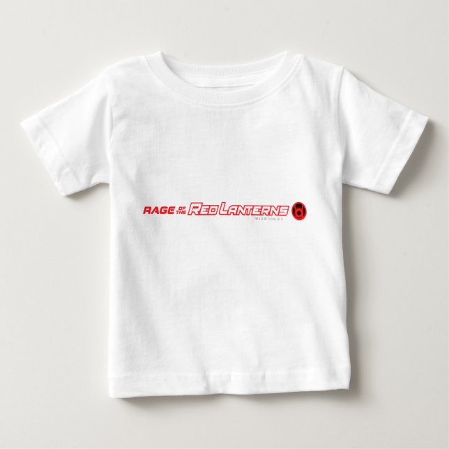 Camiseta Para Bebê Fúria dos Lanternas Vermelhas (Frente)