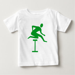 Camiseta Para Bebê Furo - Grass Green