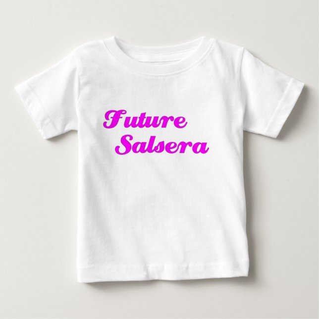 Camiseta Para Bebê Furture Salsera (Frente)