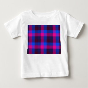 Camiseta Para Bebê Fusão de mosaico néon