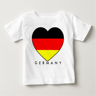 Camiseta Para Bebê Futebol Alemanha “Germany” coração MUNDIAL 2010