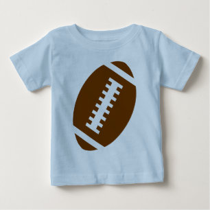 Camiseta Para Bebê FUTEBOL Azul claro Gráfico de futebol frontal
