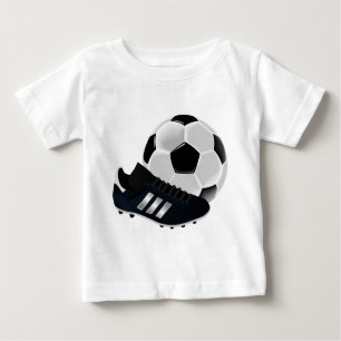 Camiseta Para Bebê Futebol / bola de futebol