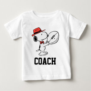 Camiseta Para Bebê Futebol da Varsity Snoopy