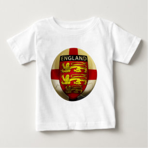 Camiseta Para Bebê Futebol de Inglaterra