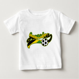 Camiseta Para Bebê Futebol de Jamaica