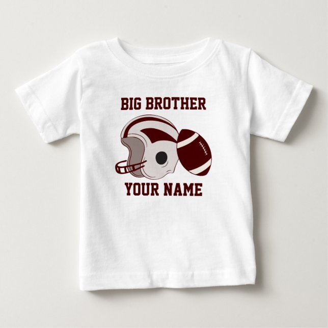 Camiseta Para Bebê Futebol do Big Brother (Frente)