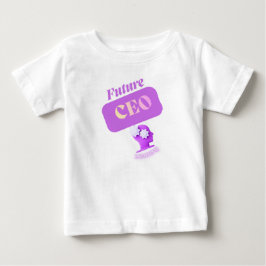 Camiseta Para Bebê Future CEO LOADING