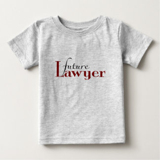 Camiseta Para Bebê Futuro Advogado
