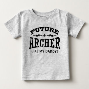 Camiseta Para Bebê Futuro Archer Como Meu Pai