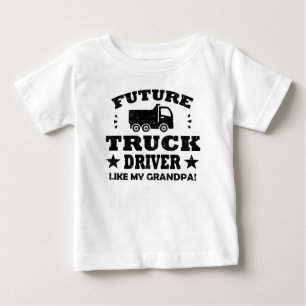CAMISETA PARA BEBÊ FUTURO CAMINHÃO COMO O MEU AVÔ!