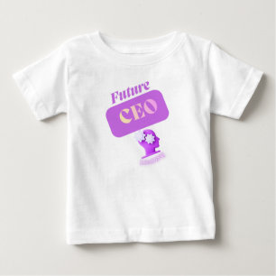 Camiseta Para Bebê Futuro CEO CARREGANDO