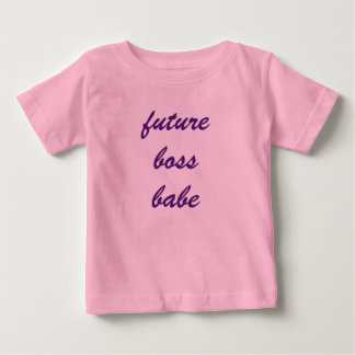 Camiseta Para Bebê Futuro Chefe de Bebê