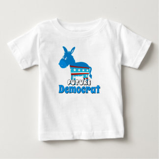Camiseta Para Bebê Futuro Democrata Bebê T-Shirt