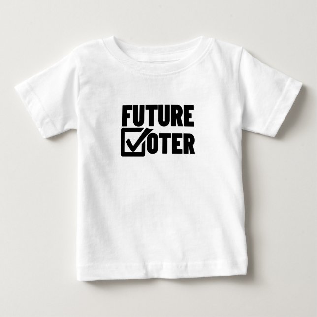 CAMISETA PARA BEBÊ FUTURO ELEITOR (Frente)