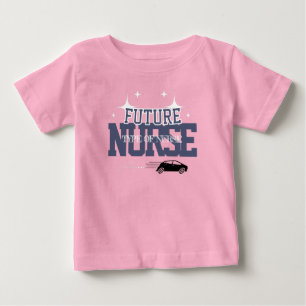 Camiseta Para Bebê Futuro Enfermeiro - Dia do Enfermeiro Certificado