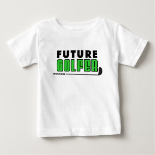 Camiseta Para Bebê Futuro Golfista
