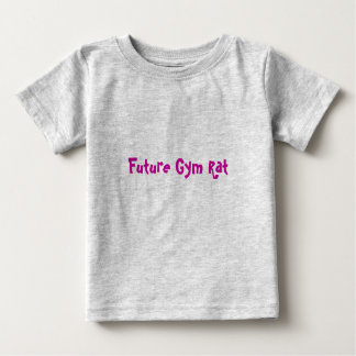 Camiseta Para Bebê Futuro Gym Rat