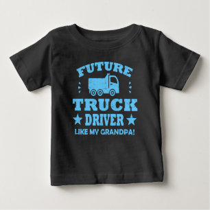 CAMISETA PARA BEBÊ FUTURO MOTORISTA COMO O MEU AVÓ!