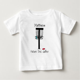 Camiseta Para Bebê Futuro Personalizado Dólar de Golfer Baby