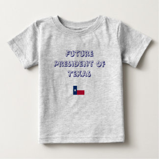 Camiseta Para Bebê Futuro Presidente do Texas