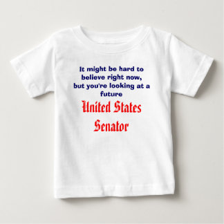 Camiseta Para Bebê Futuro Senador