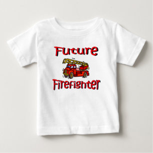 Camiseta Para Bebê Futuro T-Shirt Bombeiro
