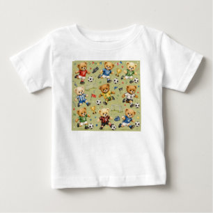 Camiseta Para Bebê Futuro Time Estrela Equipe Teddy