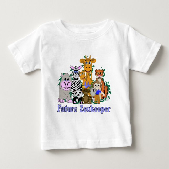 Camiseta Para Bebê Futuro Zootecnista (Frente)