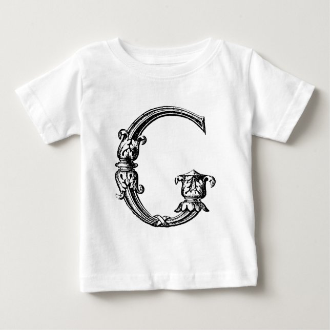 CAMISETA PARA BEBÊ G DECORATIVO (Frente)