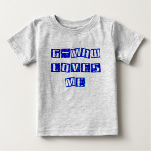 Camiseta Para Bebê G-MAW ama-me Tshirt infantil