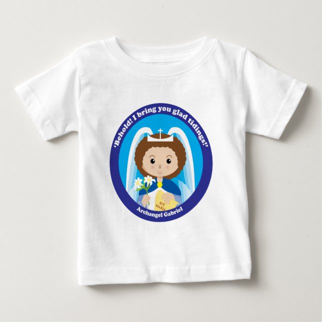 Camiseta Para Bebê Gabriel, o Arcanjo (Frente)