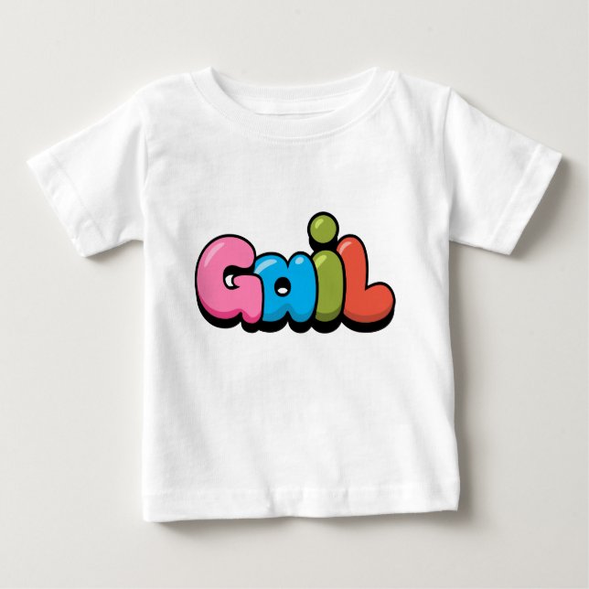 Camiseta Para Bebê Gail (Frente)