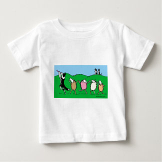 Camiseta Para Bebê Gaiteiro Pied de border collie