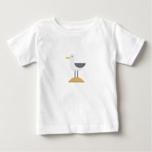 Camiseta Para Bebê gaivota