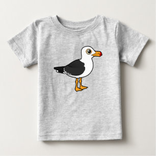 Camiseta Para Bebê Gaivota do Pacífico Birdormente