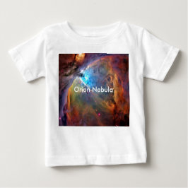 Camiseta Para Bebê Galáxia Espacial Orion Nebula