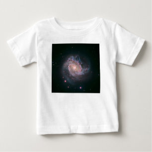 Camiseta Para Bebê Galáxia Espiral M83 (NASA)