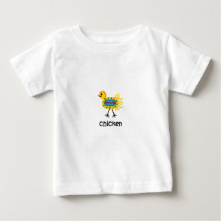 Camiseta Para Bebê Galinha