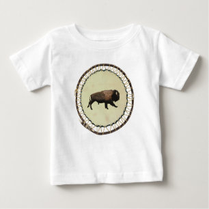Camiseta Para Bebê Galloping Bison