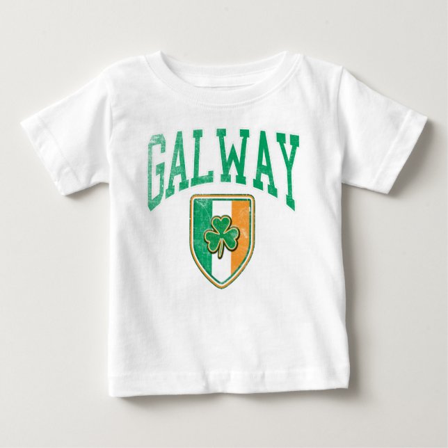 Camiseta Para Bebê GALWAY Ireland (Frente)