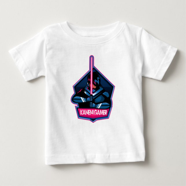 Camiseta Para Bebê Gamer arábico KANENI (Frente)