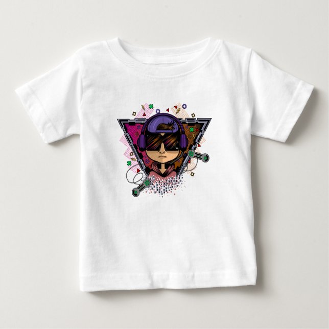 Camiseta Para Bebê Gamer Boy (Frente)