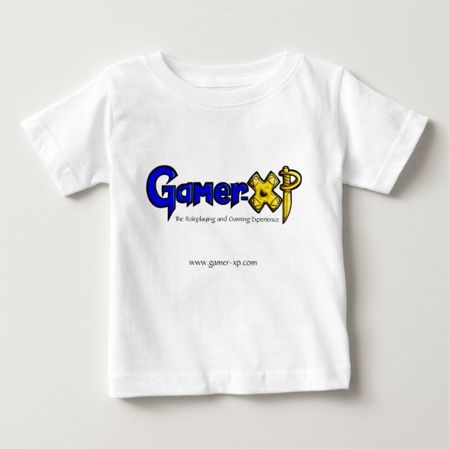 Camiseta Para Bebê Gamer-XP (Frente)