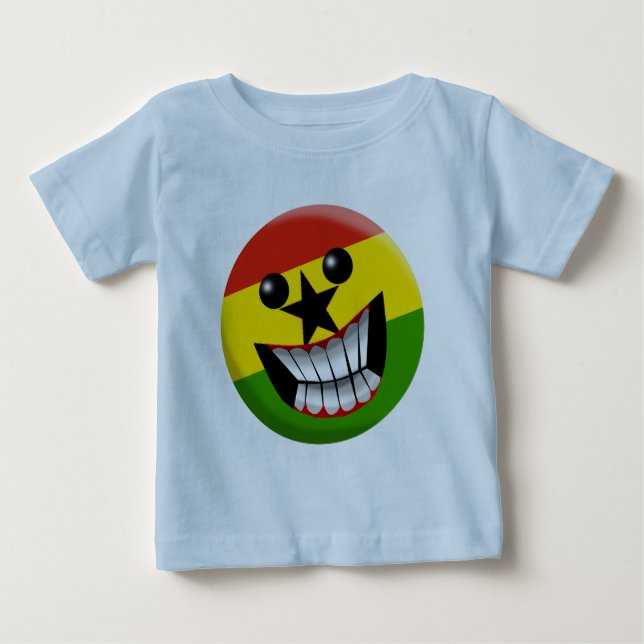 Camiseta Para Bebê Gana (Frente)