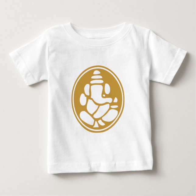 Camiseta Para Bebê Ganesh (Frente)