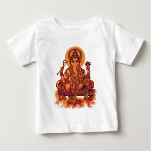 Camiseta Para Bebê Ganesh - removedor dos obstáculos