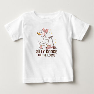 Camiseta Para Bebê Ganso Bobo à Solta